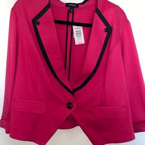 Torrid magenta blazer size 1